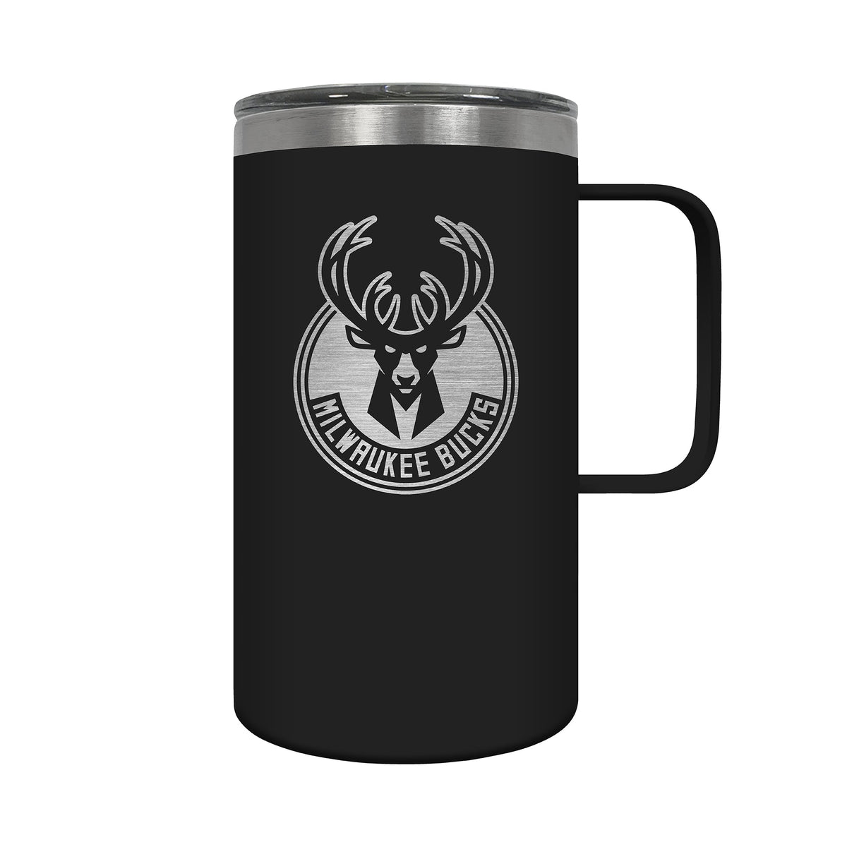 Milwaukee Bucks 18 oz. HUSTLE Travel Mug – Great American