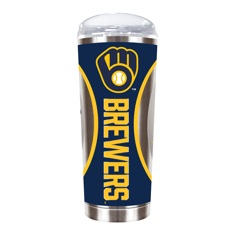 Logo Brands – Tazza Milwaukee Brewers In Ceramica, 400 Ml, Logo 3D In Rilievo Sul Davanti E Nome Sul Manico - 2