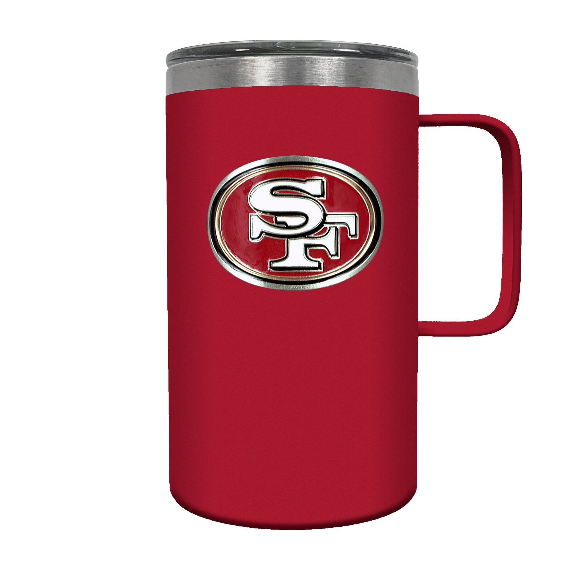 San Francisco 49ers 18 oz. HUSTLE Travel Mug