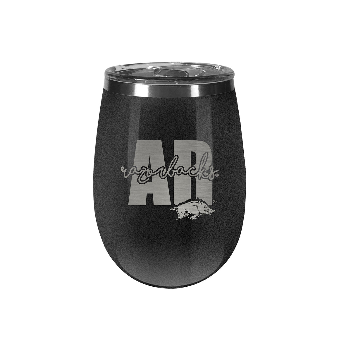 Arkansas Razorbacks 10 oz. Onyx BLUSH Wine Tumbler – Great American